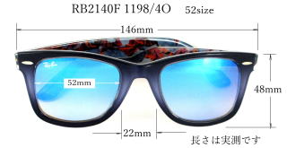 清光堂 レイバンサングラス RB2140F 1198/4O [送料無料]