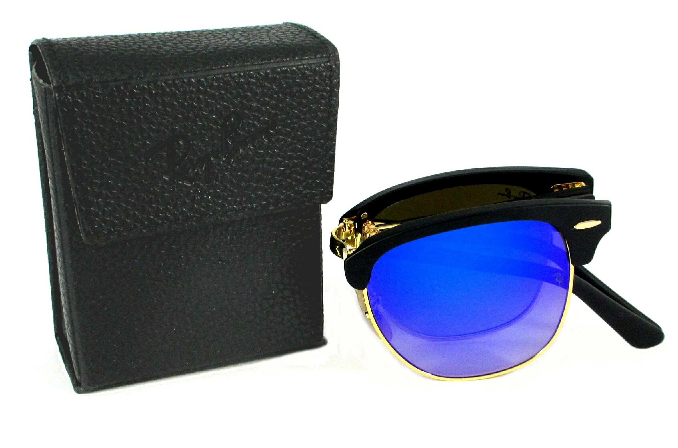 【美品】Ray-Ban RB2176 901-S/7Q サングラス 折り畳み 清光堂 レイバンサングラス クラブマスターRB2176 901S/7Q